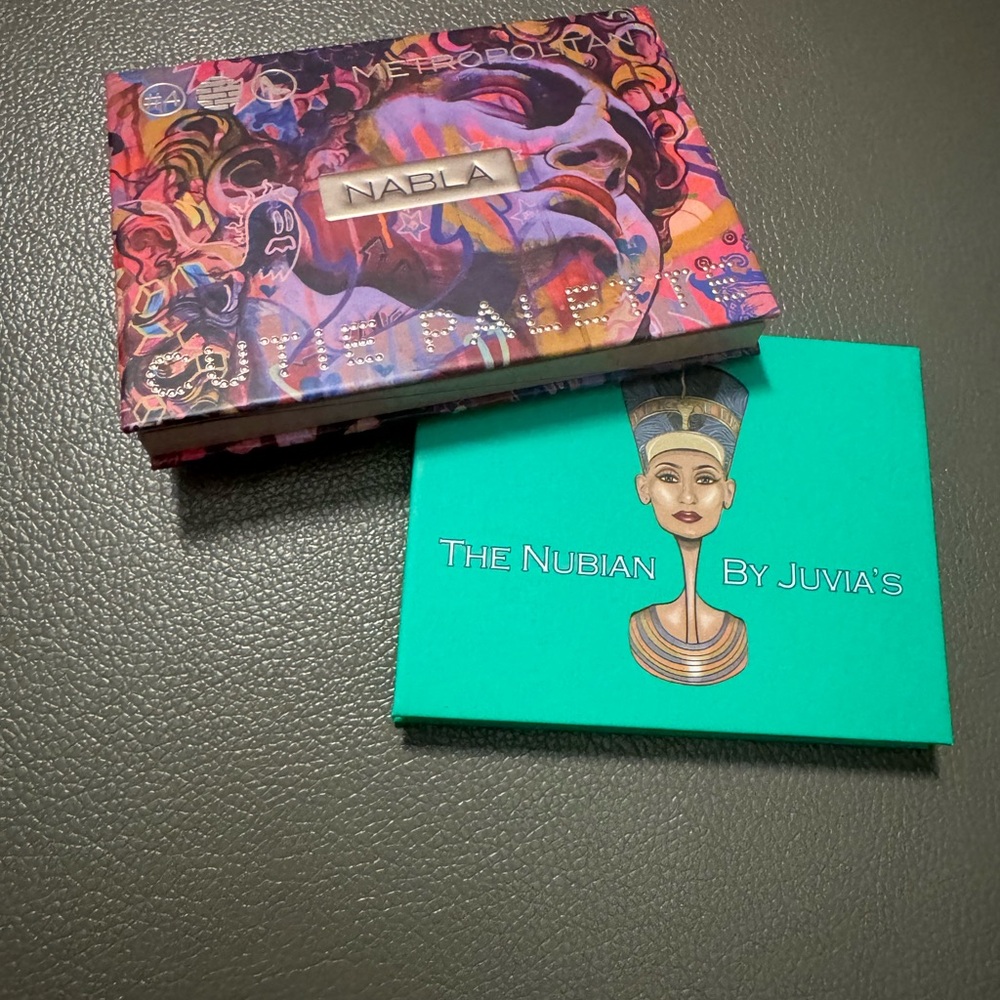 Naval cutie palette and Nubian by juvia's eyeshadow palettes ~New~